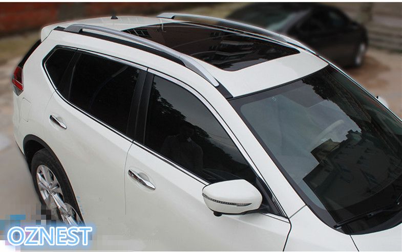 Nissan x trail roof rails with lights #2