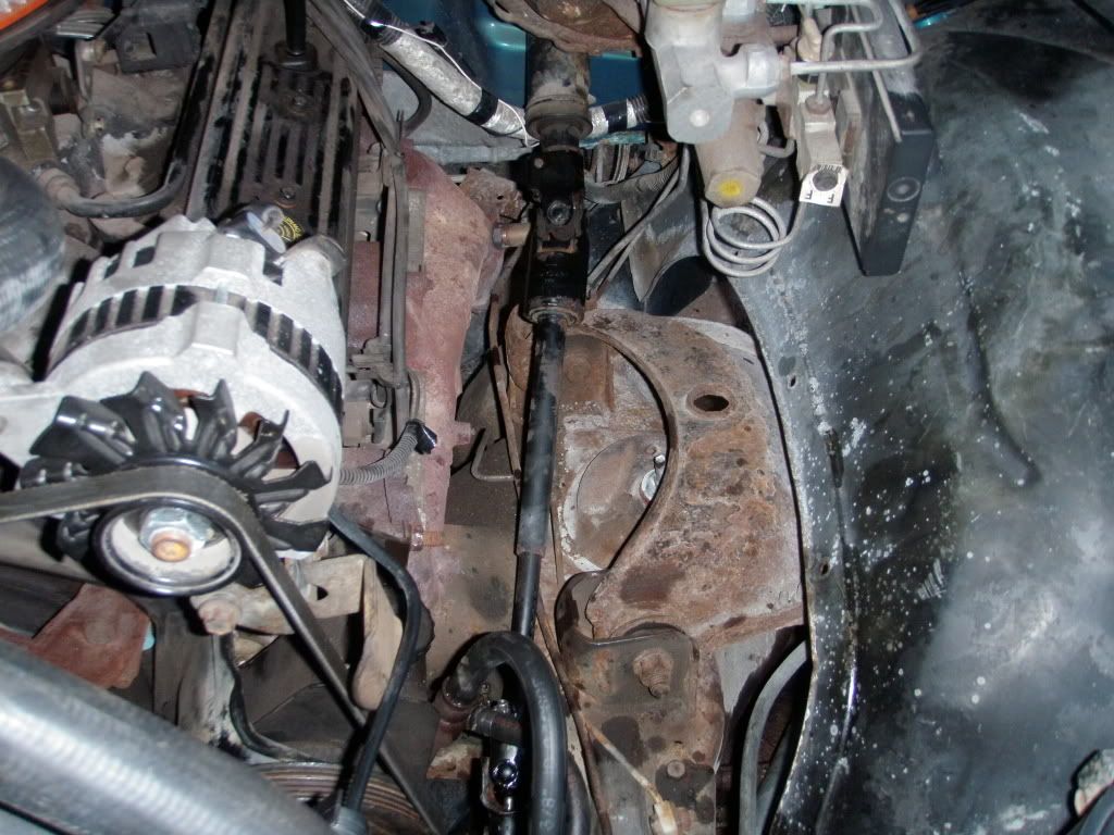 What are the steps for replacing a steering box?
