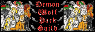 Demon Wolf Pack Guild banner