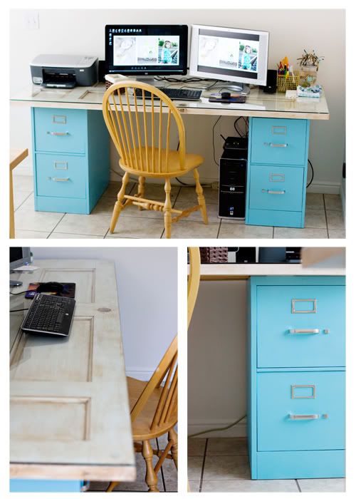 Filing+cabinet+desk+diy