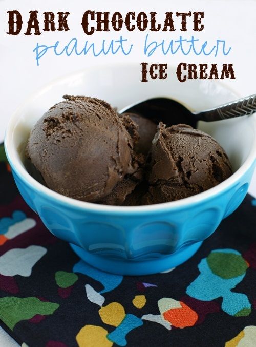 Dark Chocolate Peanut Butter Ice Cream (you need it) - Bake at 350°