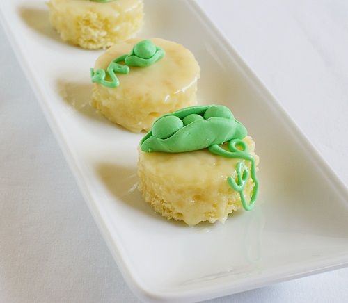 Pea Pod Petits Fours