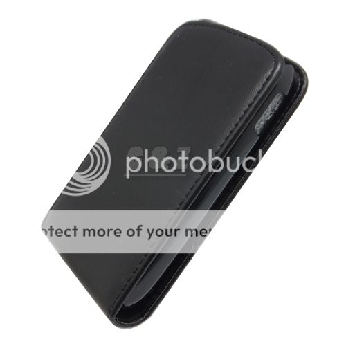Leather Case Cover Pouch Screen Film for Samsung Galaxy Young S6310 A