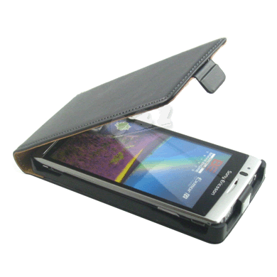 Genuine Leather Case FOR Sony Ericsson Xperia X12 Arc h  