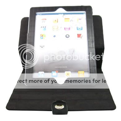 New Leather Case Cover Pouch + LCD Film For Apple iPad 2 n  