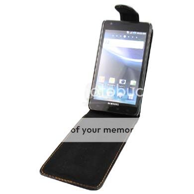 New Leather Case Pouch + LCD Film for Samsung Infuse 4G i997 a  