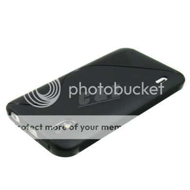 SOFT PLASTIC CASE BACK COVER + LCD FILM FOR LG Optimus Black P970 a 