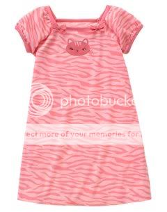 NWT Gymboree Girls Pink Cat Tiger Print Pajamas PJs 3 4  