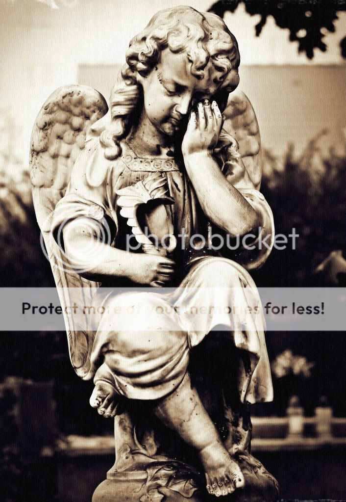HERE YOU HAVE A BEAUTIFUL REPRODUCTION PRINT OF CRYING ANGEL.ALL