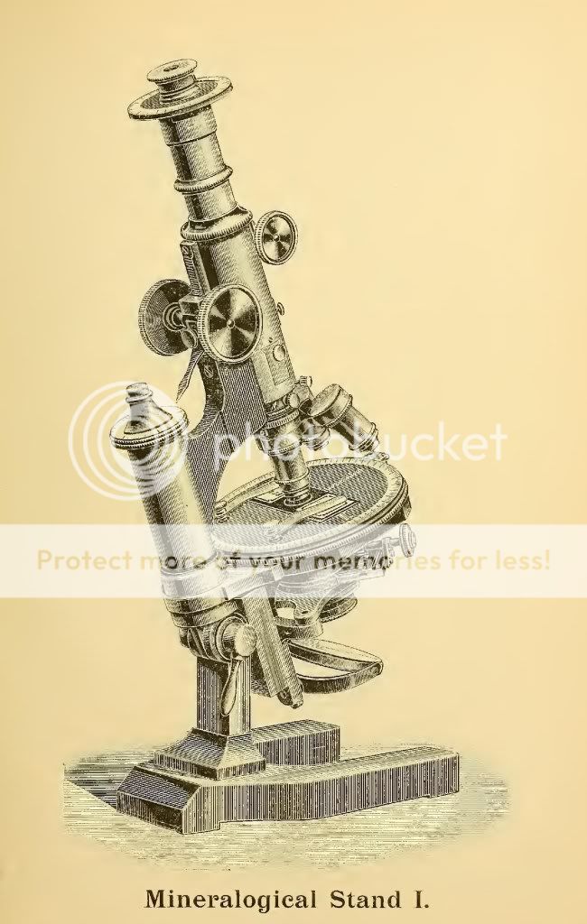 Mineralogical Stand Microscope 13x19 Print Reproduction